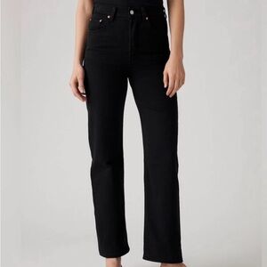 Levi’s Ribcage Straight Jean Black
